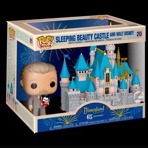 Walt Disney and Castle with Mickey Mouse Funko Pop